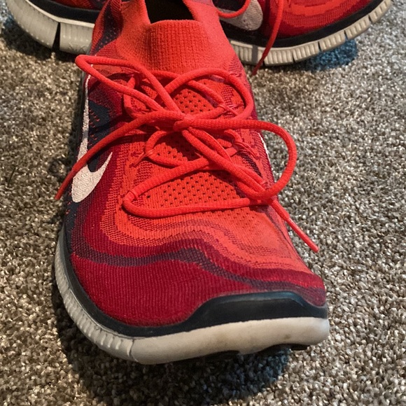 nike free flyknit+ Red - Picture 3 of 5